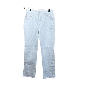 Frame Womens Le Stevie High Rise Rumpled Grind Jeans White ‎ Size 27 (31x32)